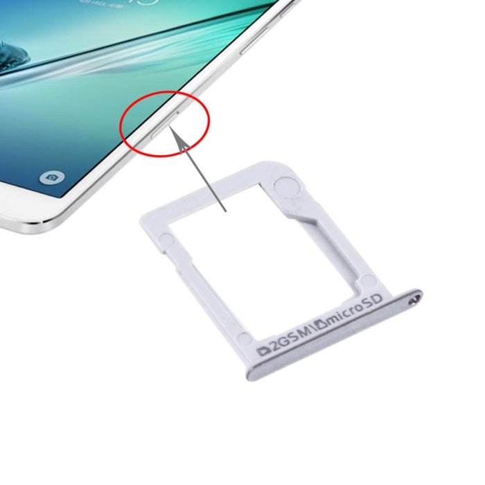 Para Galaxy Tab S2 8.0 / T715 Bandeja de tarjeta SIM y bandeja de tarjeta Micro SD
