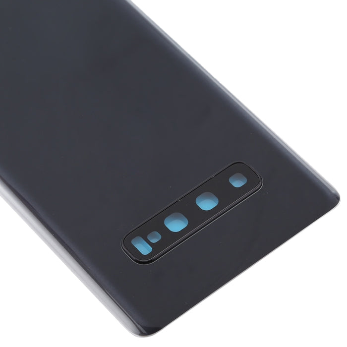 Para Galaxy S10+ Tapa trasera de batería con lente de cámara