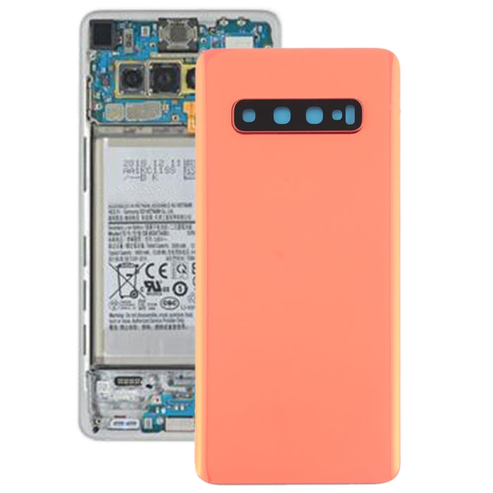 Tapa trasera de batería para Galaxy S10 con lente de cámara