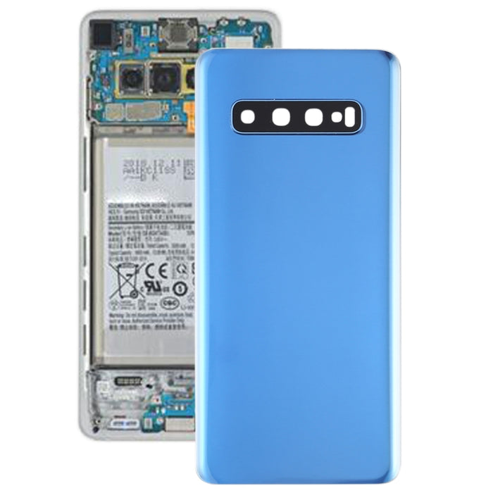 Tapa trasera de batería para Galaxy S10 con lente de cámara