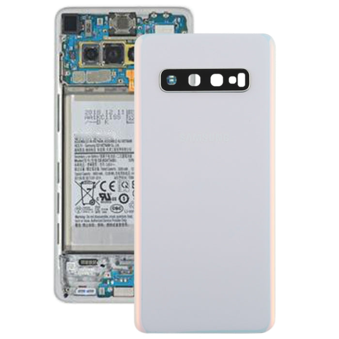 Tapa trasera de batería para Galaxy S10 con lente de cámara