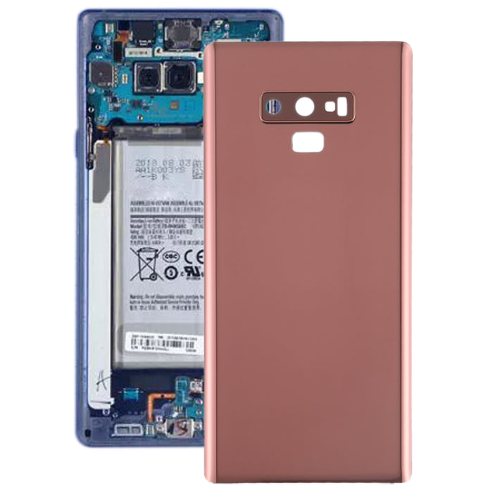 Tapa trasera de batería para Galaxy Note9 con lente de cámara