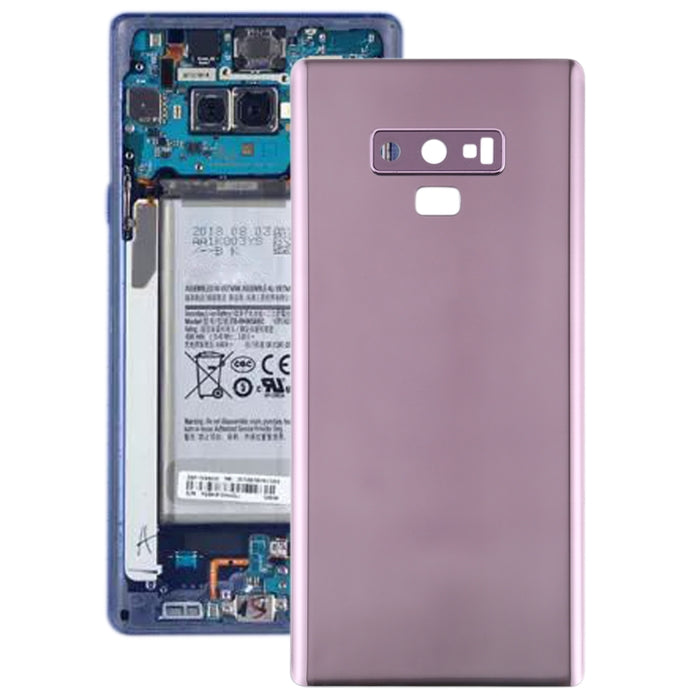Tapa trasera de batería para Galaxy Note9 con lente de cámara