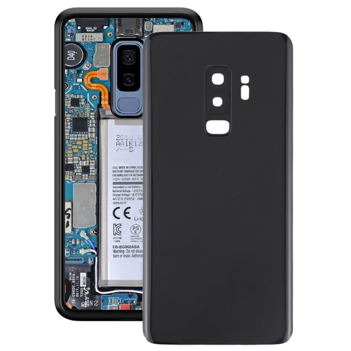 Para Galaxy S9+ Tapa trasera de batería con lente de cámara