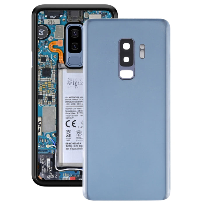 Para Galaxy S9+ Tapa trasera de batería con lente de cámara