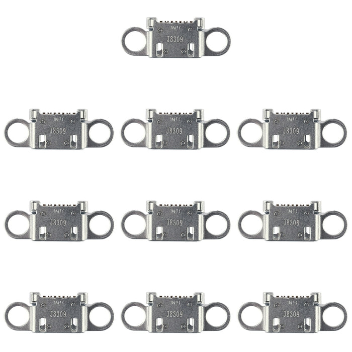 Para Galaxy C5 / C7 / S6 / Note 5 Conector de puerto de carga de 10 piezas
