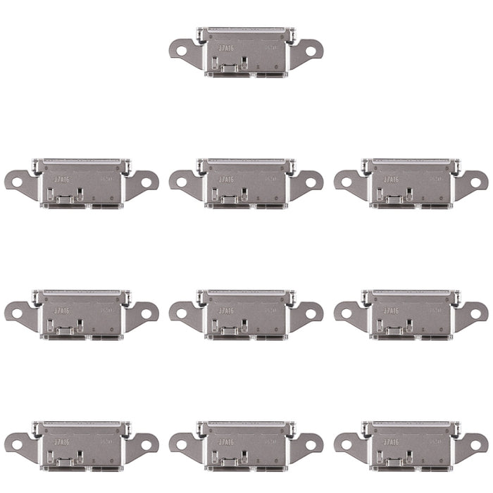 Para Galaxy S5 10 piezas Conector de puerto de carga