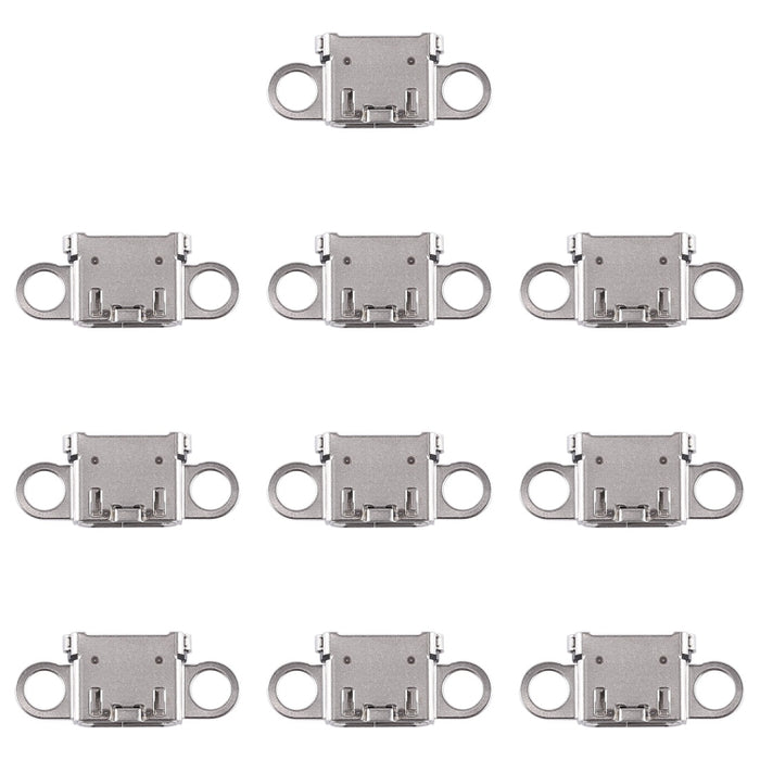 Para Galaxy Note 4 / A3 / A5 / A7 Conector de puerto de carga de 10 piezas