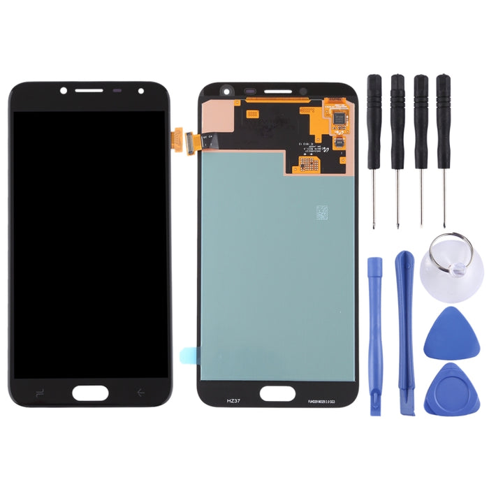 Pantalla LCD de material AMOLED y ensamblaje completo del digitalizador para Galaxy J4 2018 SM-J400