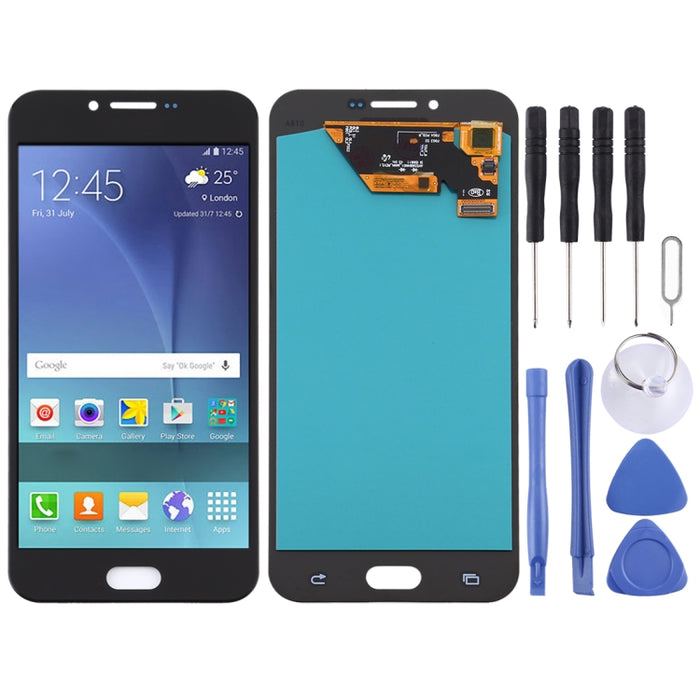 Pantalla LCD de material OLED y ensamblaje completo del digitalizador para Samsung Galaxy A8 (2016) / SM-A810