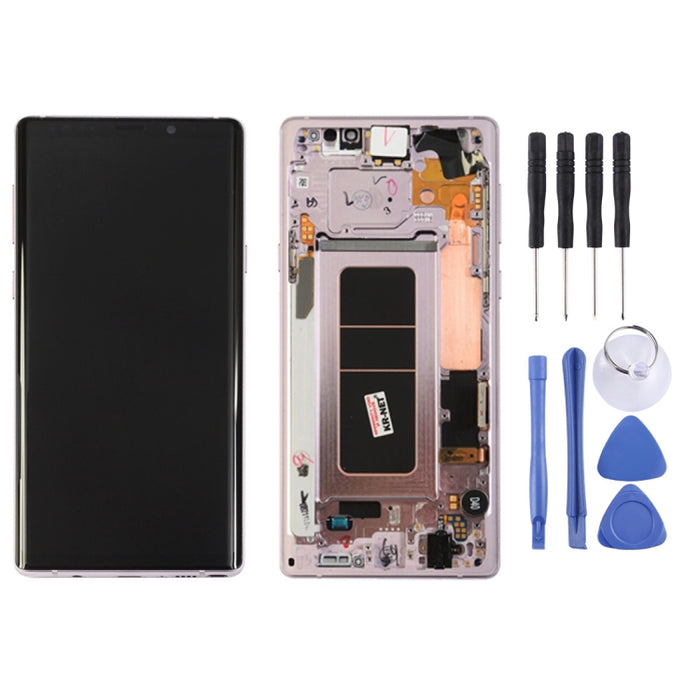 Pantalla LCD y digitalizador de montaje completo con marco para Galaxy Note9 / N960A / N960F / N960V / N960T / N960U