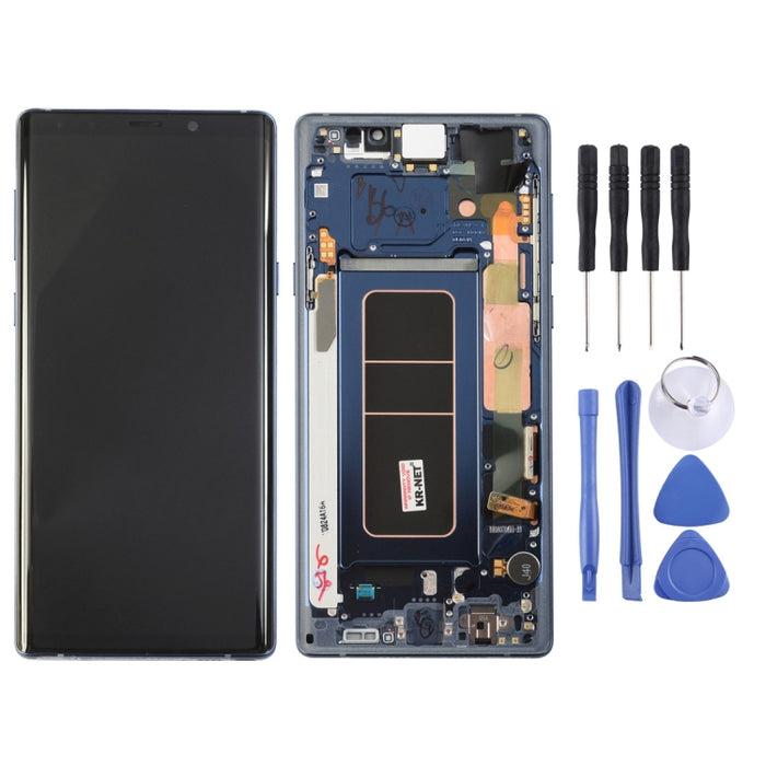 Pantalla LCD y digitalizador de montaje completo con marco para Galaxy Note9 / N960A / N960F / N960V / N960T / N960U