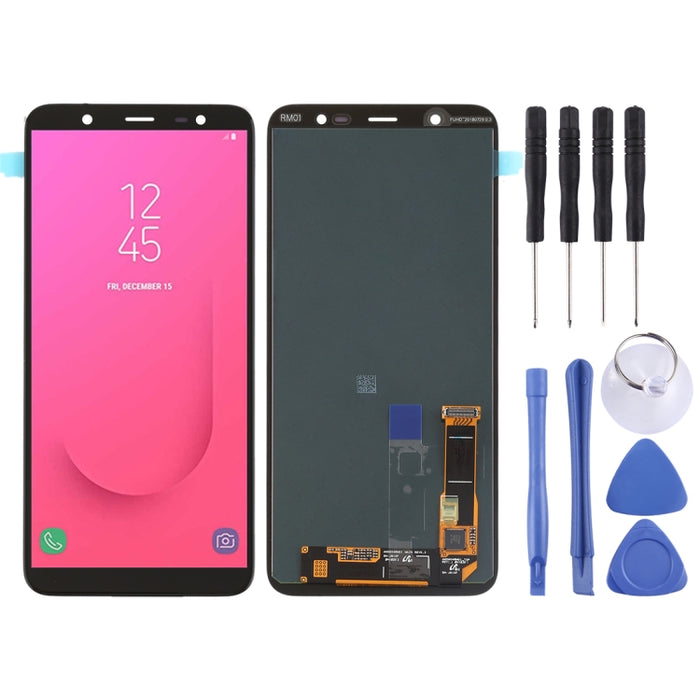 Pantalla LCD y digitalizador de montaje completo para Galaxy J8 (2018), J810F/DS, J810Y/DS, J810G/DS
