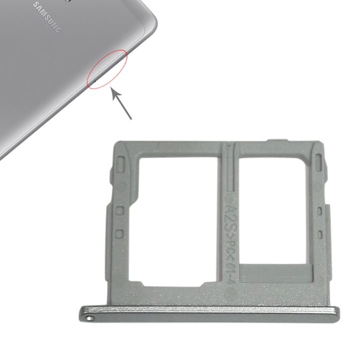 Para Galaxy Tab A 8.0 / T380 / T385 Bandeja de tarjeta SIM + Bandeja de tarjeta Micro SD