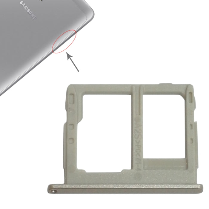 Para Galaxy Tab A 8.0 / T380 / T385 Bandeja de tarjeta SIM + Bandeja de tarjeta Micro SD