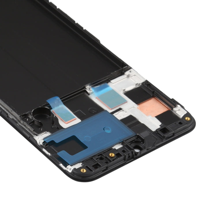 Pantalla LCD Super AMOLED original para montaje completo del digitalizador Galaxy A50 con marco