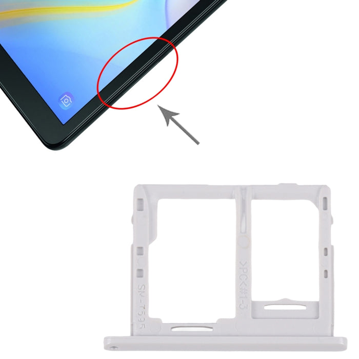 Para Galaxy Tab A 10,5 pulgadas T595 (versión 4G) Bandeja de tarjeta SIM + Bandeja de tarjeta Micro SD
