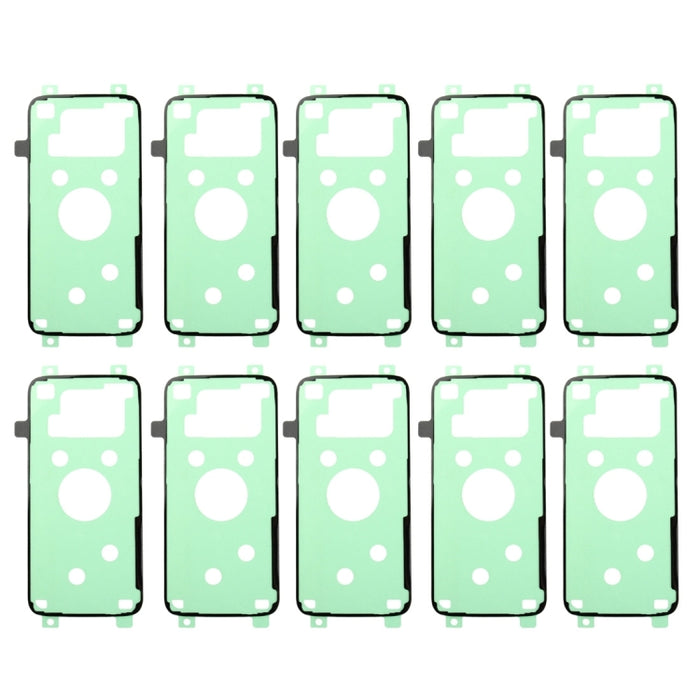 Para Galaxy S7 Edge / G935 10 piezas Adhesivo de cubierta trasera de carcasa trasera