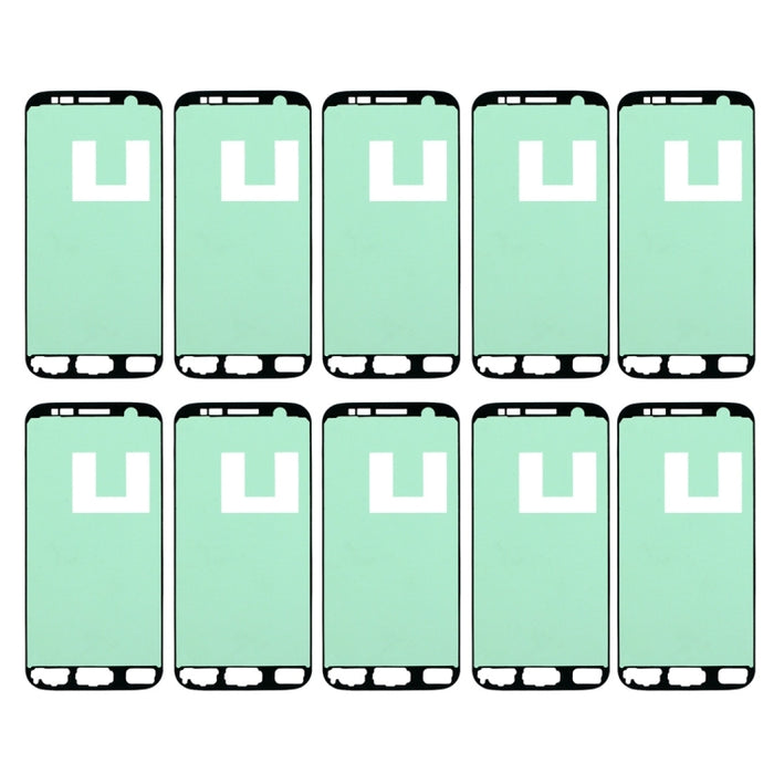 Para Galaxy S7 / G930 10 piezas Adhesivo de carcasa frontal