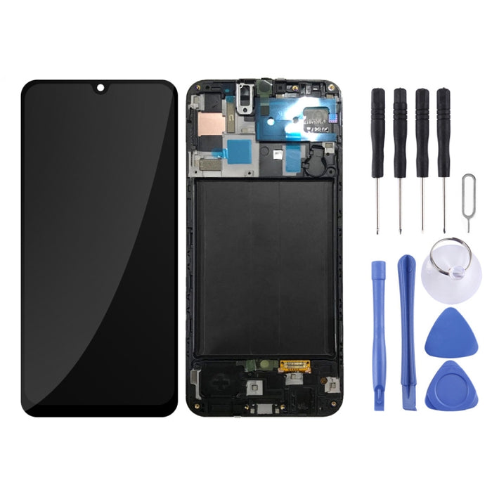 Pantalla LCD Original y Montaje Completo del Digitalizador con Marco para Galaxy A50 SM-A505F