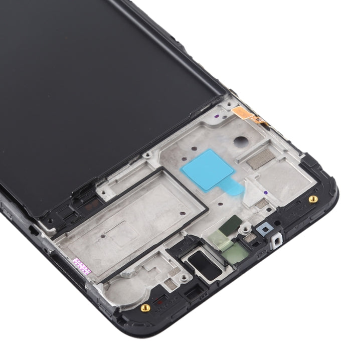 Para Galaxy A10 Carcasa frontal Marco LCD Placa de bisel
