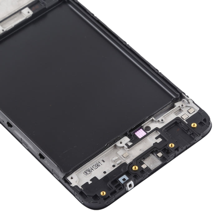 Para Galaxy A10 Carcasa frontal Marco LCD Placa de bisel