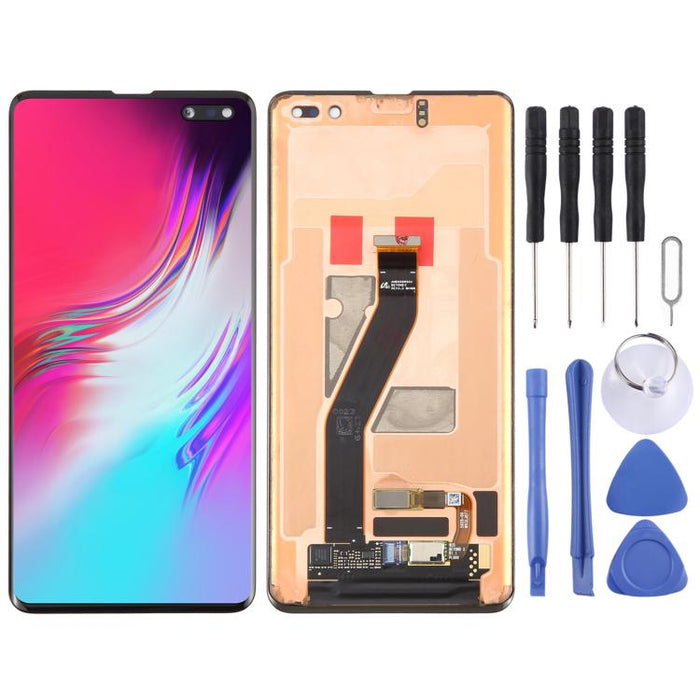 Pantalla LCD de material dinámico AMOLED original y ensamblaje completo del digitalizador para Galaxy S10 5G