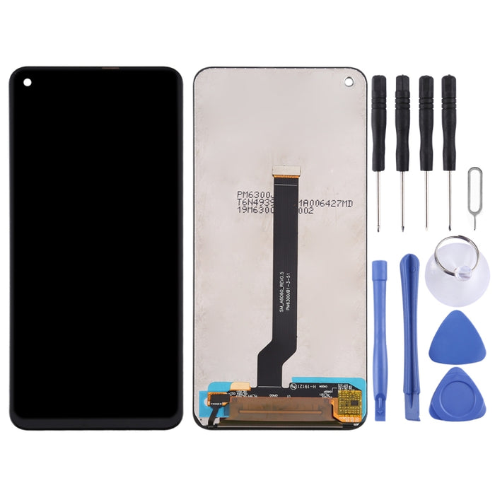 Pantalla LCD de material original PLS TFT y ensamblaje completo del digitalizador para Galaxy A60