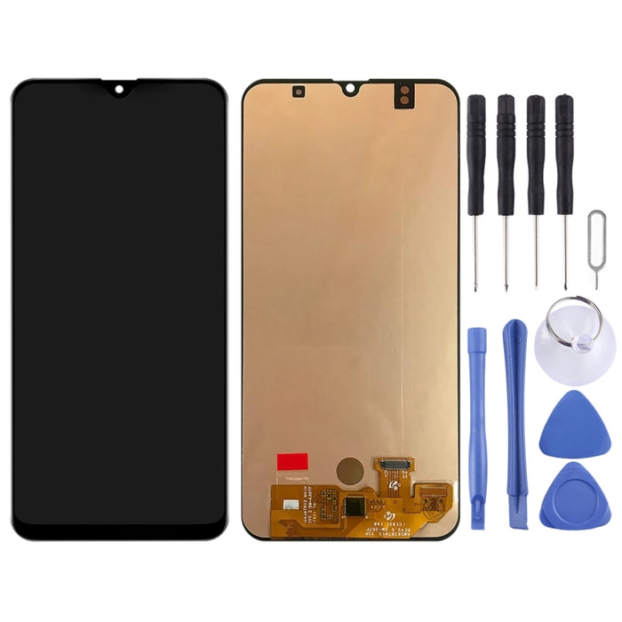 Pantalla LCD de material Super AMOLED original y ensamblaje completo del digitalizador para Galaxy A30s