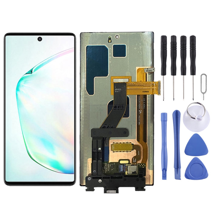 Pantalla LCD de material dinámico AMOLED original y ensamblaje completo del digitalizador para Galaxy Note 10