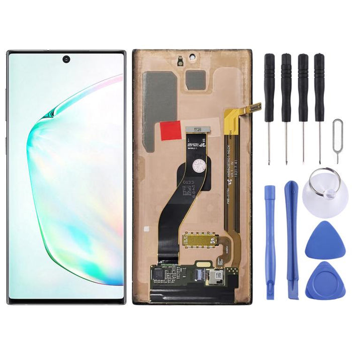Pantalla LCD de material dinámico AMOLED original y ensamblaje completo del digitalizador para Galaxy Note 10