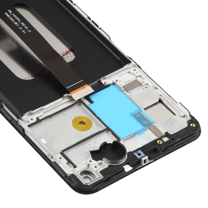 Pantalla LCD de material original PLS TFT y ensamblaje completo del digitalizador con marco para Galaxy M40