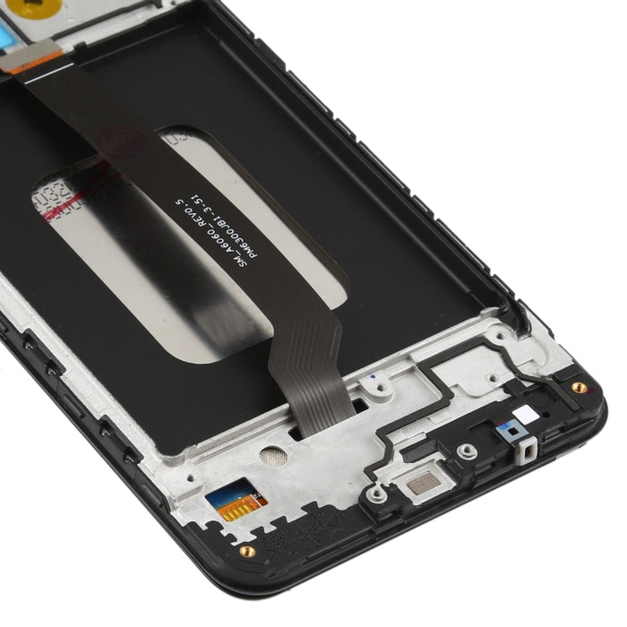 Pantalla LCD de material original PLS TFT y ensamblaje completo del digitalizador con marco para Galaxy M40