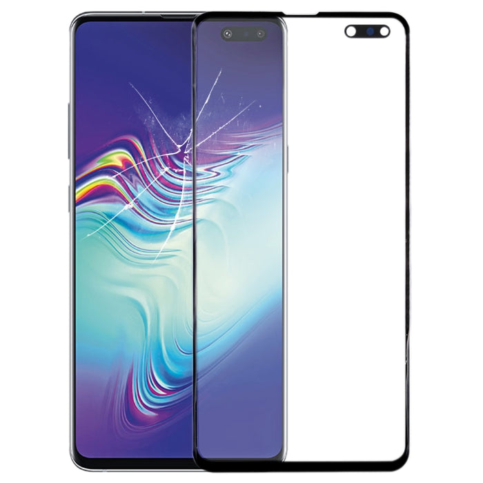 Para Galaxy S10 5G Lente de vidrio exterior de pantalla frontal