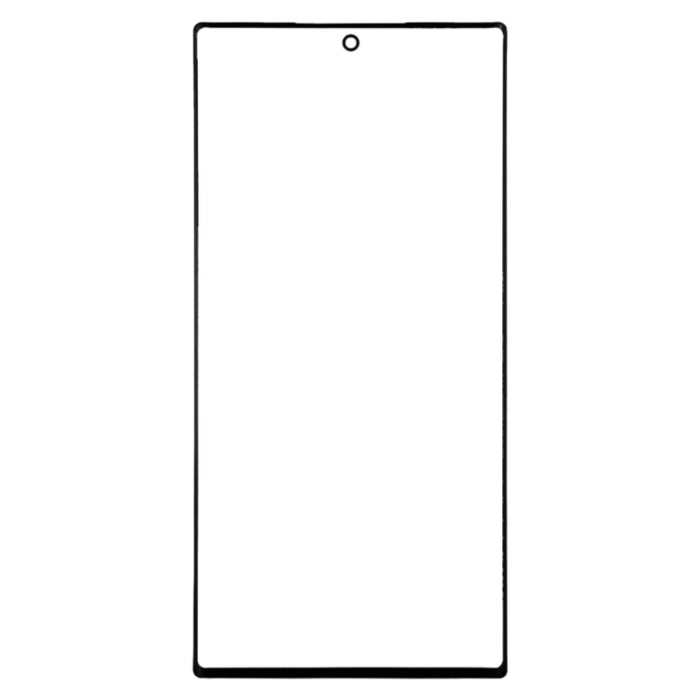 Para Galaxy Note 10 + Lente de vidrio exterior de pantalla frontal