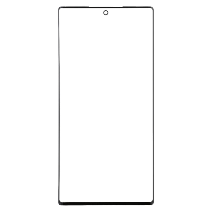 Para Galaxy Note 10 + Lente de vidrio exterior de pantalla frontal