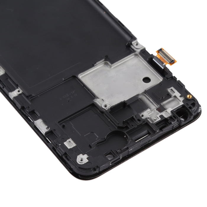 Pantalla LCD de material TFT y ensamblaje completo del digitalizador con marco para Galaxy J7 (2015) / J700F