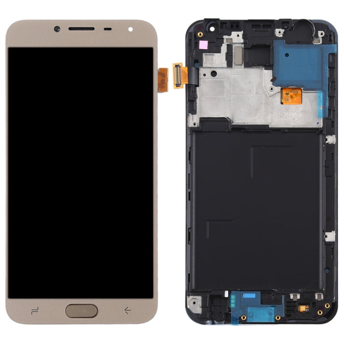 Pantalla LCD de material TFT y ensamblaje completo del digitalizador con marco para Galaxy J4 J400F/DS