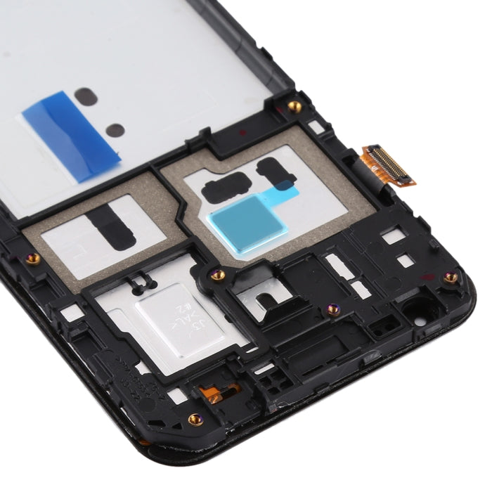 Pantalla LCD de material TFT y ensamblaje completo del digitalizador con marco para Galaxy J3 (2016) / J320F