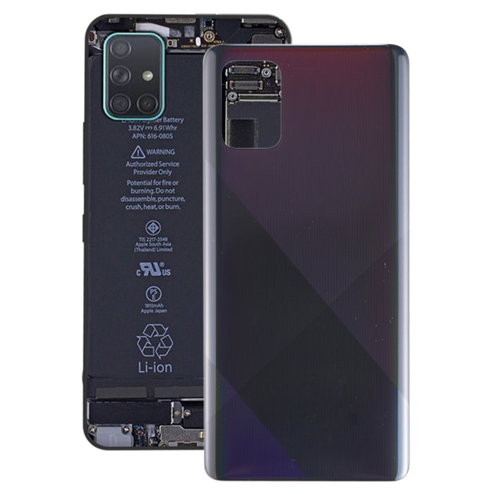 Para Galaxy A71 Tapa Trasera De Batería Original