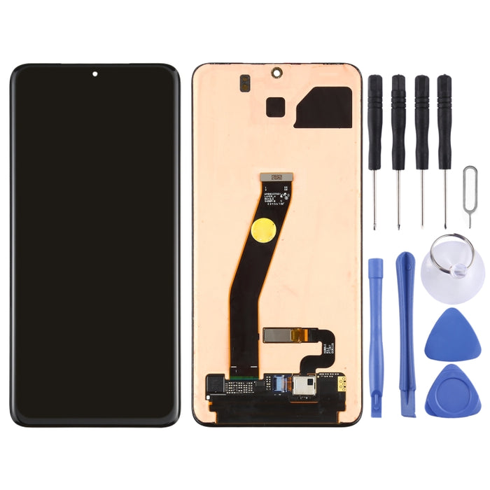 Pantalla LCD de material dinámico AMOLED original y ensamblaje completo del digitalizador para Galaxy S20 4G