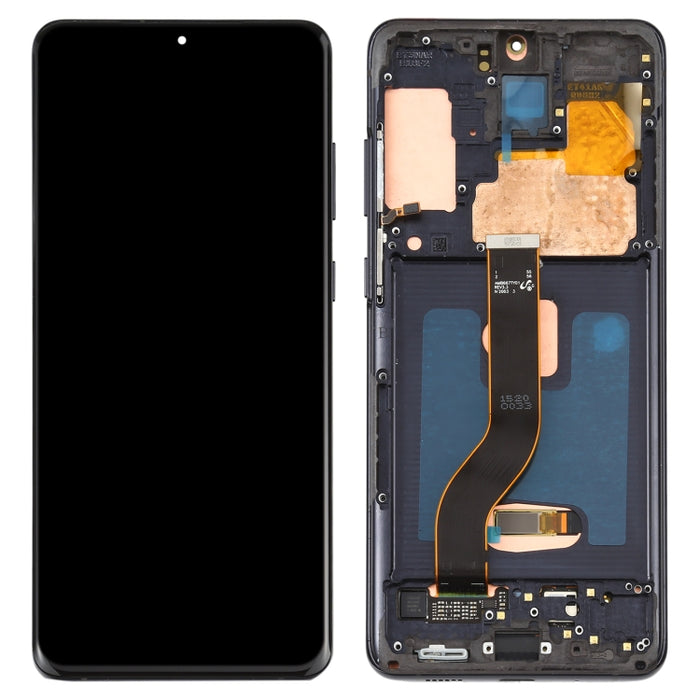 Pantalla LCD de material AMOLED dinámico original y ensamblaje completo del digitalizador con marco para Galaxy S20+ 4G