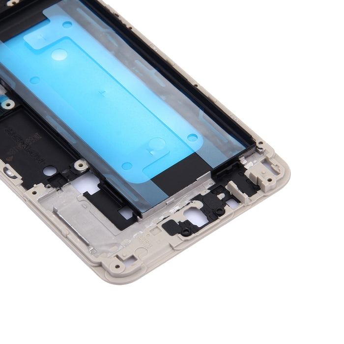 Para Galaxy C5 / C5000 Carcasa frontal Marco LCD Placa de bisel