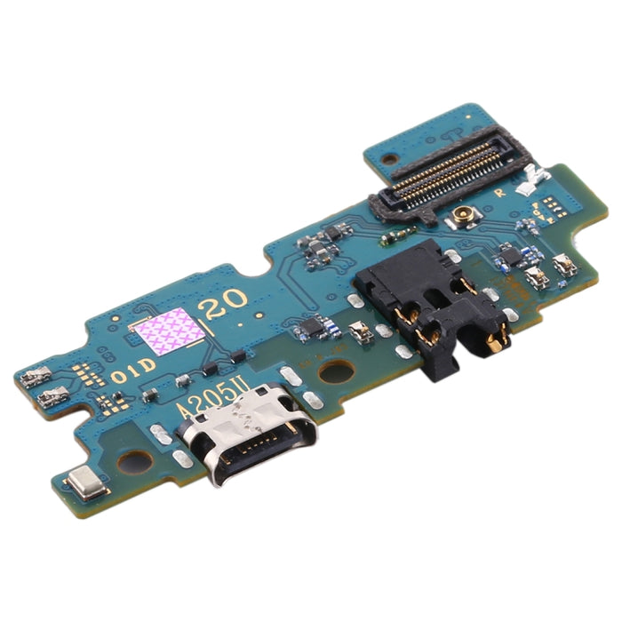 Para Samsung Galaxy A20 SM-A205U (versión de EE. UU.) Placa de puerto de carga original