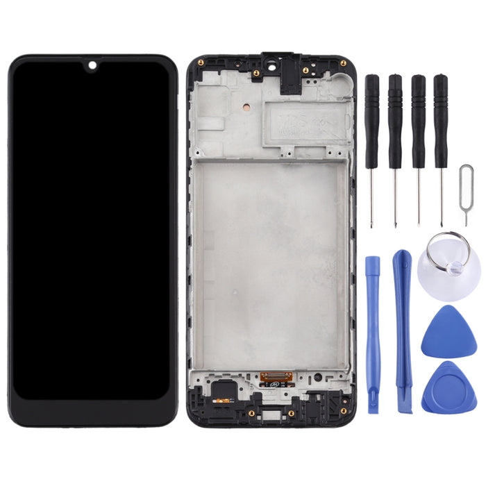 Pantalla LCD de material TFT y ensamblaje completo del digitalizador con marco para Samsung Galaxy M30s