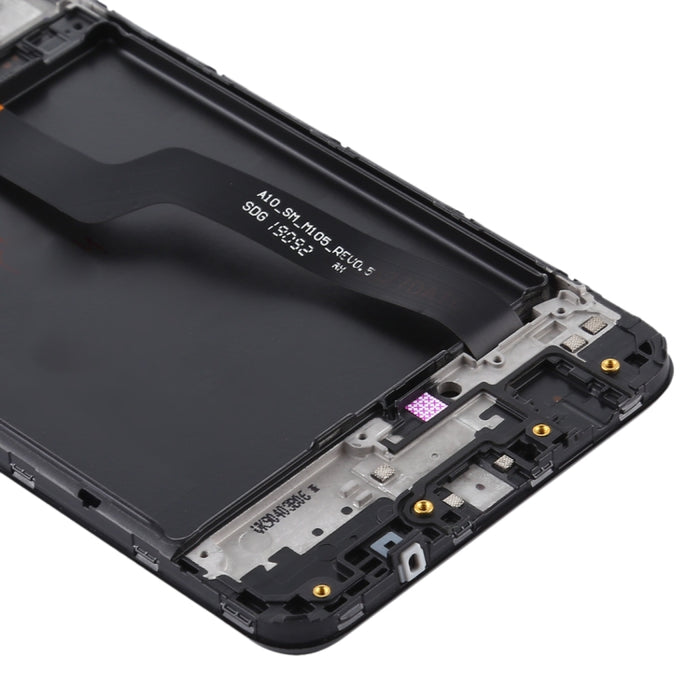 Pantalla LCD y digitalizador de montaje completo con marco para Samsung Galaxy A10 / SM-A105F (versión de tarjeta única)