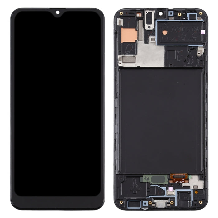 Pantalla LCD de material TFT y ensamblaje completo del digitalizador con marco para Samsung Galaxy A30s