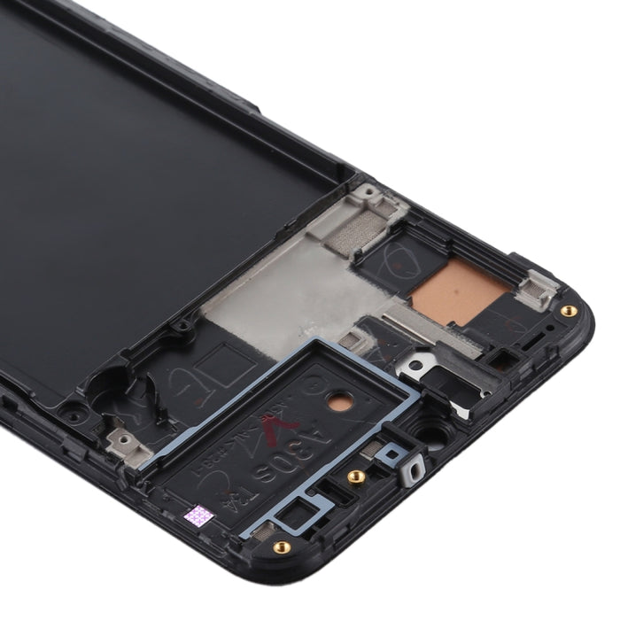 Pantalla LCD de material TFT y ensamblaje completo del digitalizador con marco para Samsung Galaxy A30s