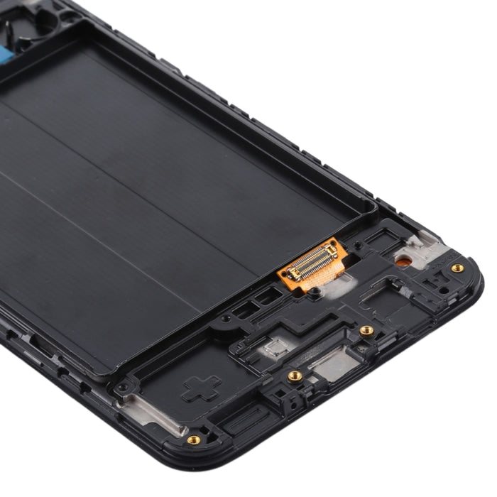 Pantalla LCD de material TFT y ensamblaje completo del digitalizador con marco para Samsung Galaxy A30