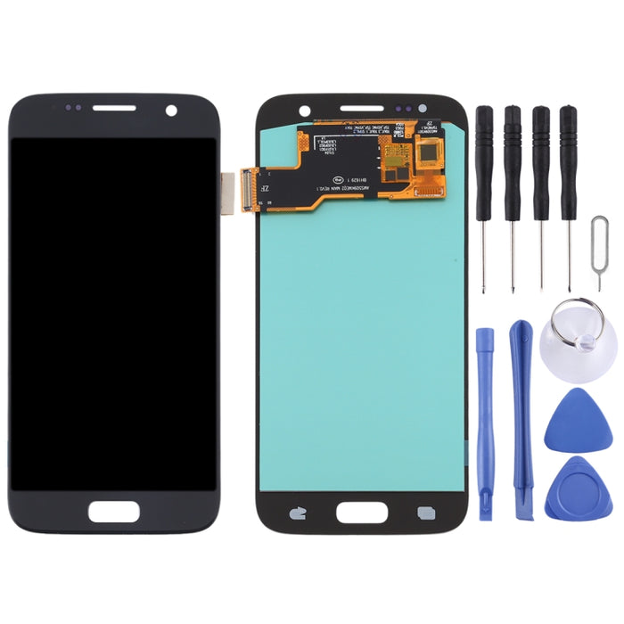 Pantalla LCD de material OLED y ensamblaje completo del digitalizador para Samsung Galaxy S7